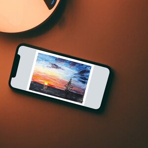 Digital Postcard Set &quot;Evening Moods&quot;