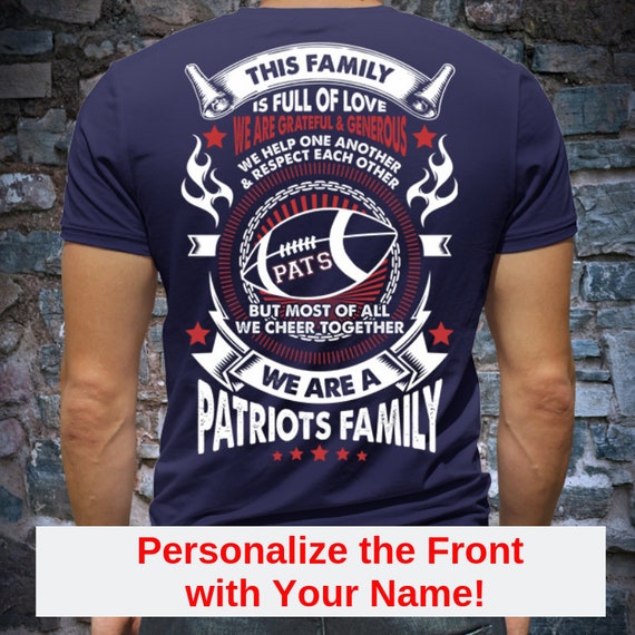 personalized patriots shirt