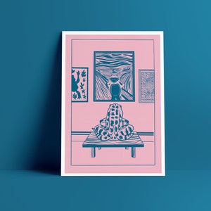 FROG IN GALLERY | A3/A4/A5 Print