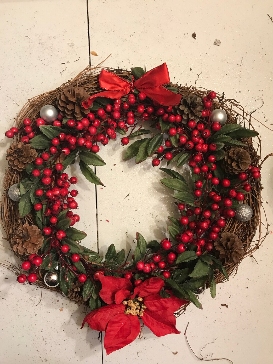 Holiday Wreaths Etsy