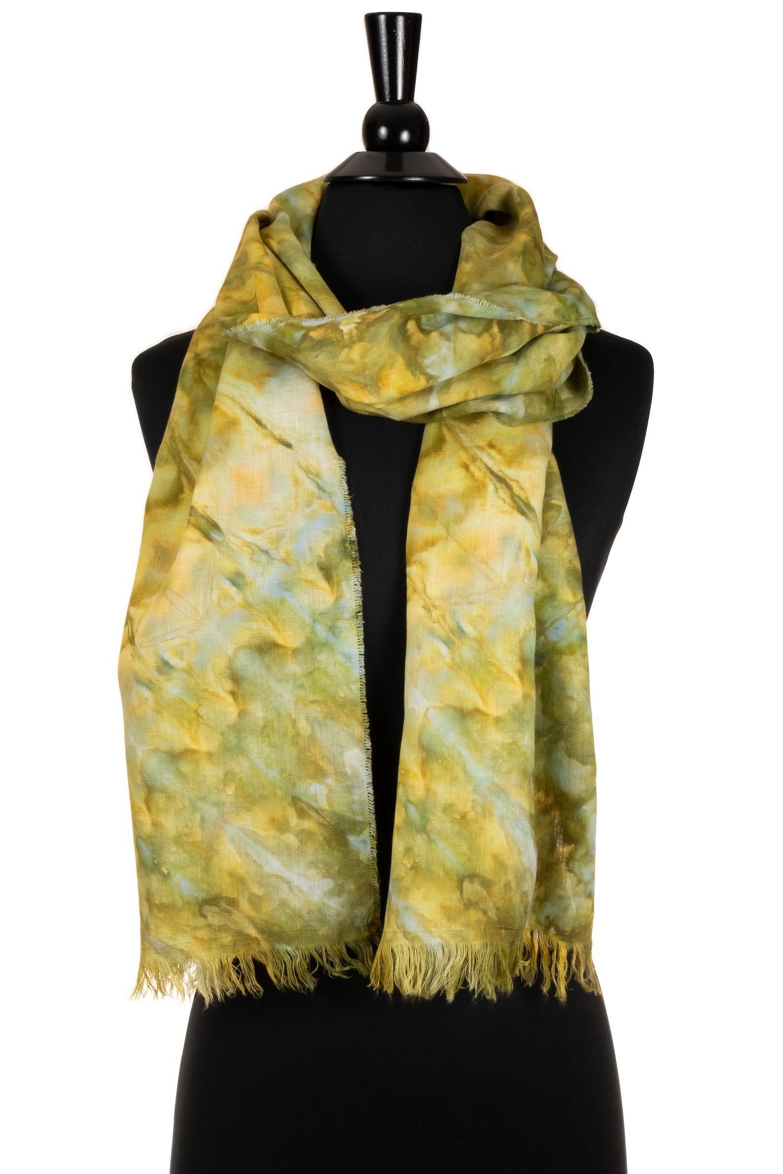 green yellow scarf