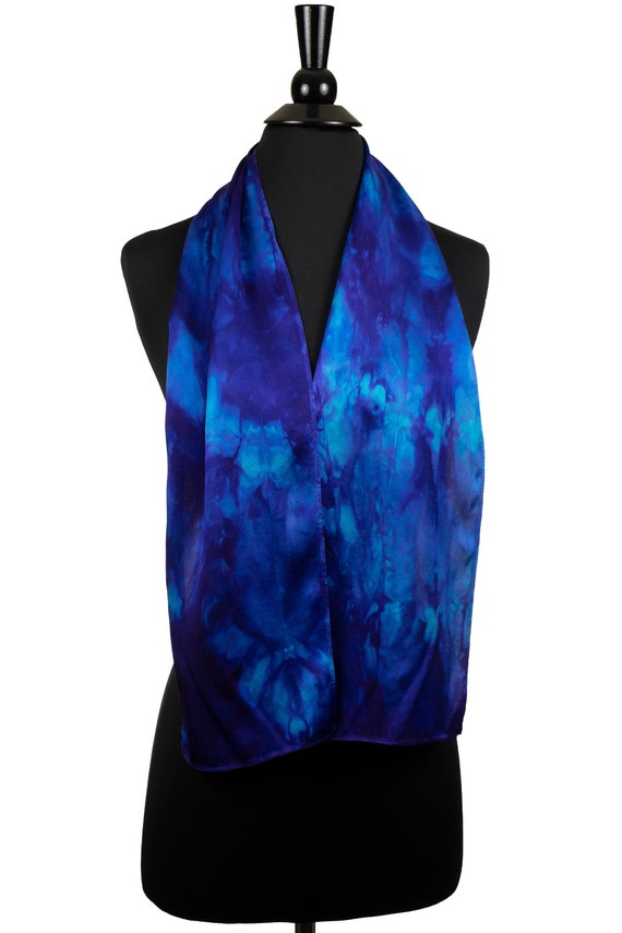 Blue Ship Silky Scarf   Etienne Aigner Blue Silk Scarf Nautical Ship Motif 80cm main image 3