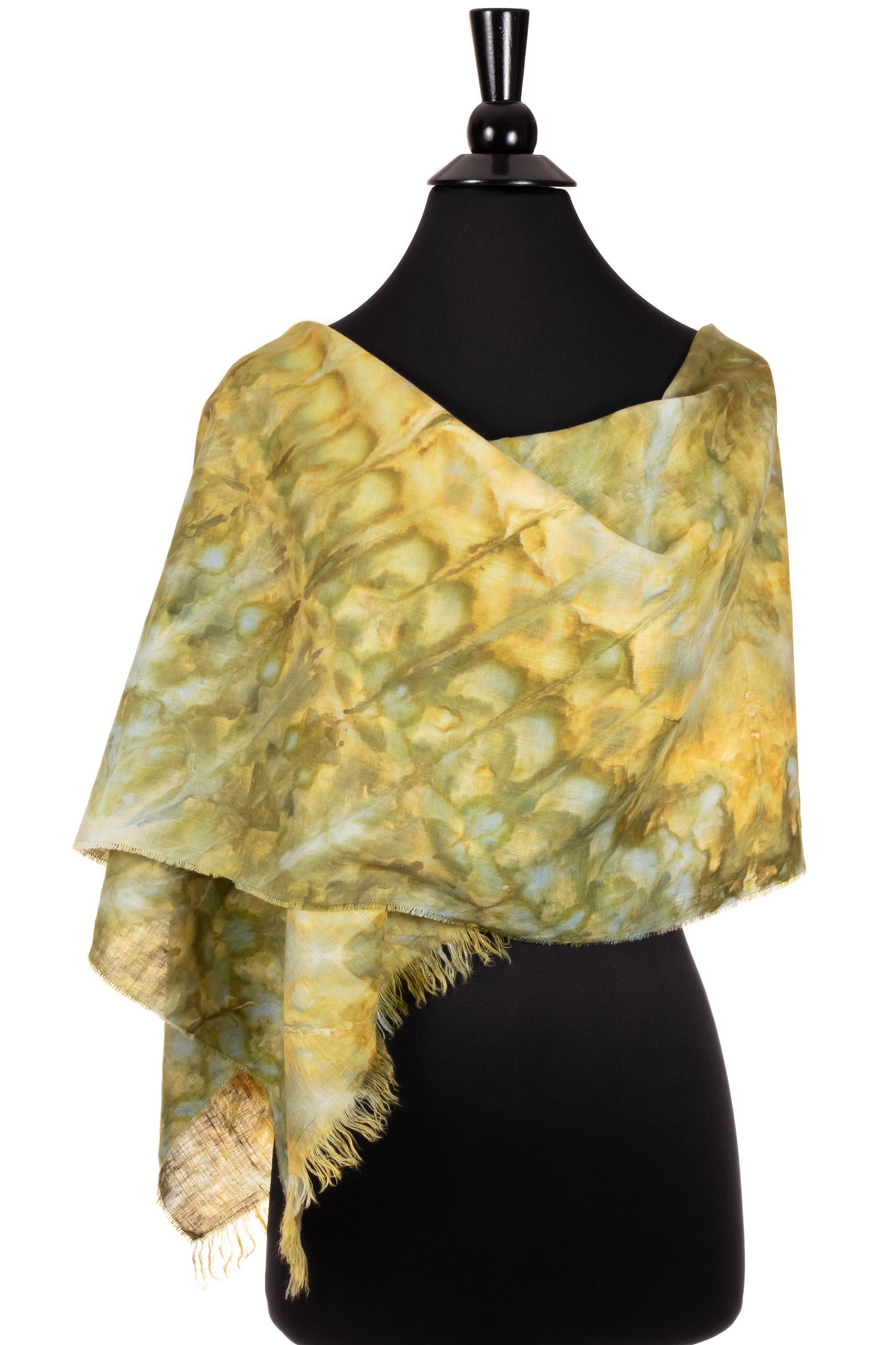 green yellow scarf