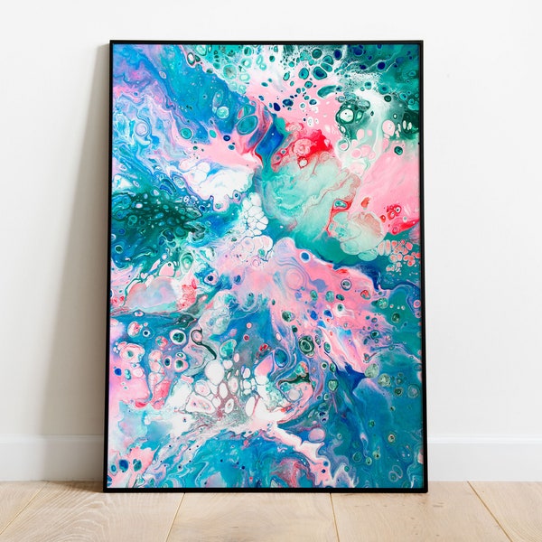 Hot Pink Teal Etsy