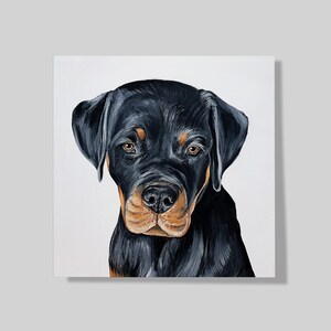 Custom Pet Portrait Acrylic Painting  |  Canvas Painting  |  Dog Painting  |  Cat Painting  | Hand Painted Pet Portrait | Personalized Gift