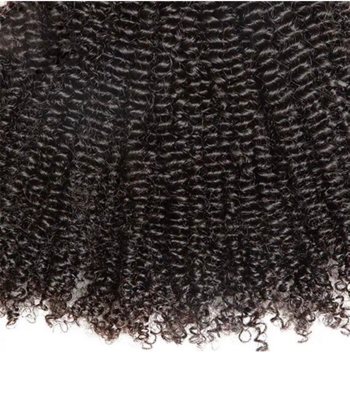 3C/4A Kinky Curly Clip in Human Hair Extensions Brazilian Remy Etsy