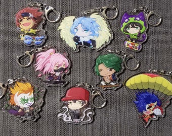 CLEARANCE SK8 the Infinity Acrylic Keychains Reki, Langa, Miya, Cherry, Joe, Shadow, Tadashi, Adam 2.0” and 2.5”