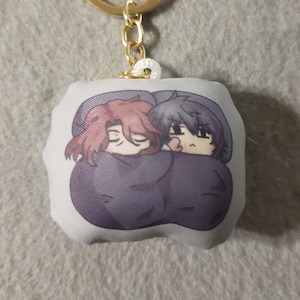 FFXV Ardynoct Ardyn and Noctis Chibi 2&quot; Pillow Keychain