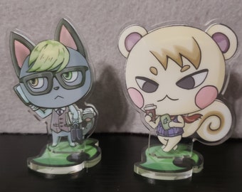 CLEARANCE Animal Crossing New Horizons Raymond Marshal (Misprint) 3" Acrylic Stand Standee