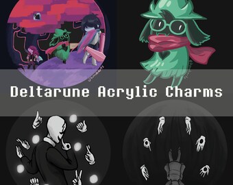 Deltarune 2in Acrylic Charms Keychains