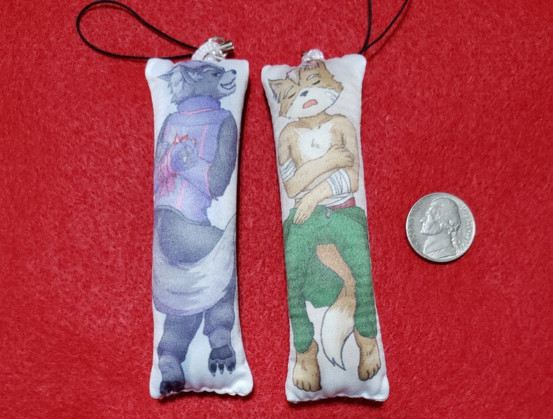 star-fox-fox-mccloud-and-wolf-o-donnell-mini-dakimakura-etsy