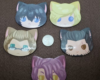 Final Fantasy XV Cat PinBack Buttons (Chocobros and Ardyn)