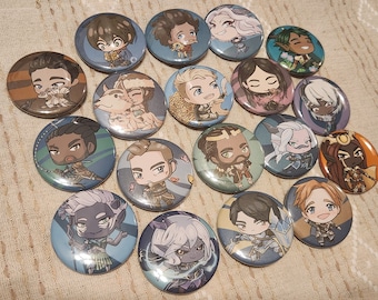 TDP The Dragon Prince 1.5" Pinback Buttons