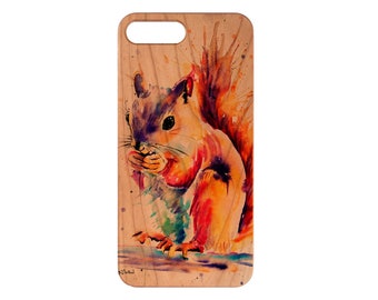 Red Squirrel in the Snow Samsung S10 Case