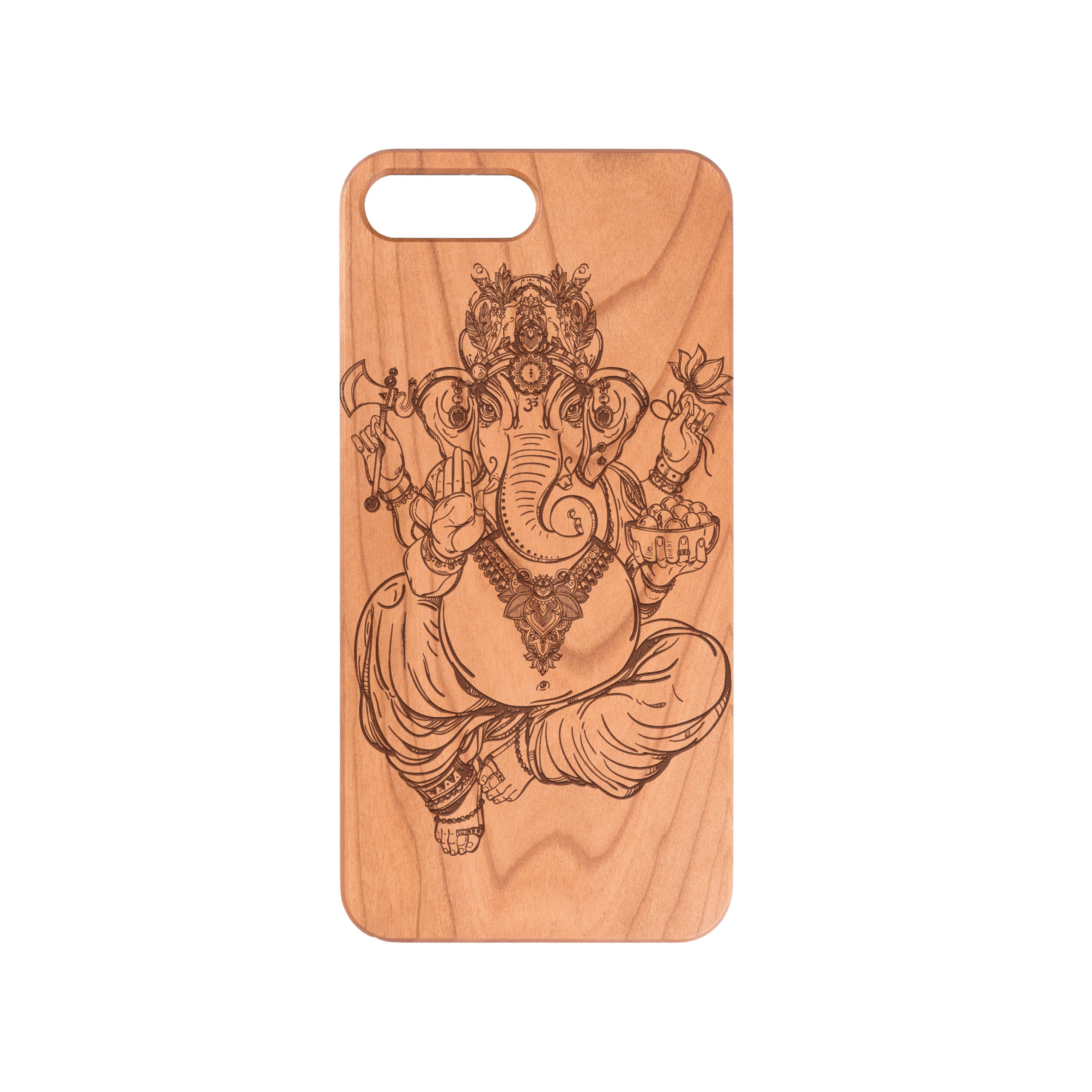 Ganesh Iphone 11 Iphone pro Iphone 11 Pro max Iphone 6 7 8 X XR Xsmax Plus Samsung S9 S10 Plus Wood Phone Case