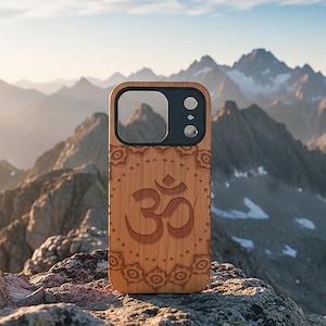 Om Mandala iPhone Case Sacred Geometry Meditation Yoga Mindfulness Inner Peace Spiritual Phone Cover