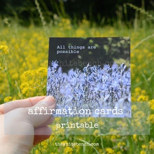 Cartes de visite imprimables, Affirmations numériques, Cartes de journalisation, Jeu de cartes de confirmation, Cartes de manifestation, Cartes d'entretien de soi, Cartes Je suis