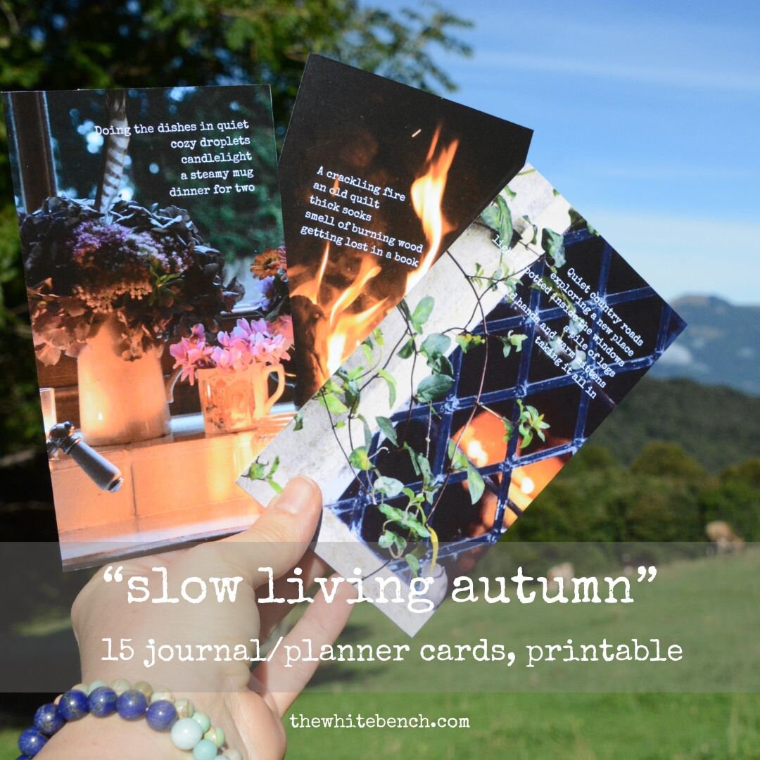 Autumn Journal Cards Printable, Cozy Planner Cards and Dashboards, Fall ...