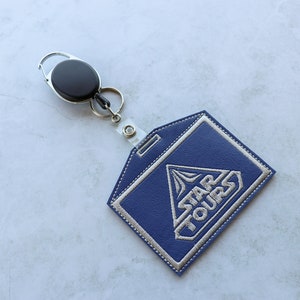 Star Tours Horizontal ID Holder