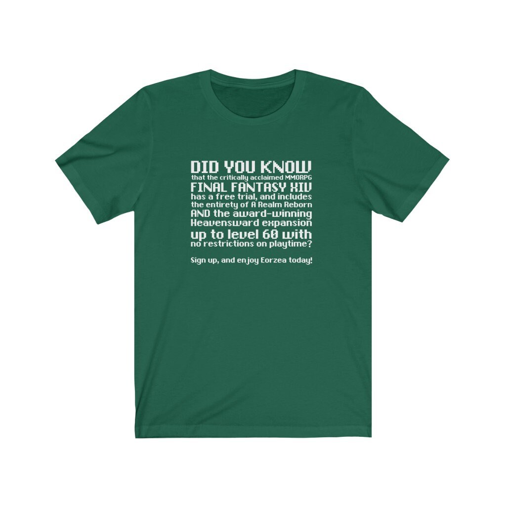 FFXIV Free Trial Copypasta Final Fantasy XIV MMORPG Unisex - Etsy