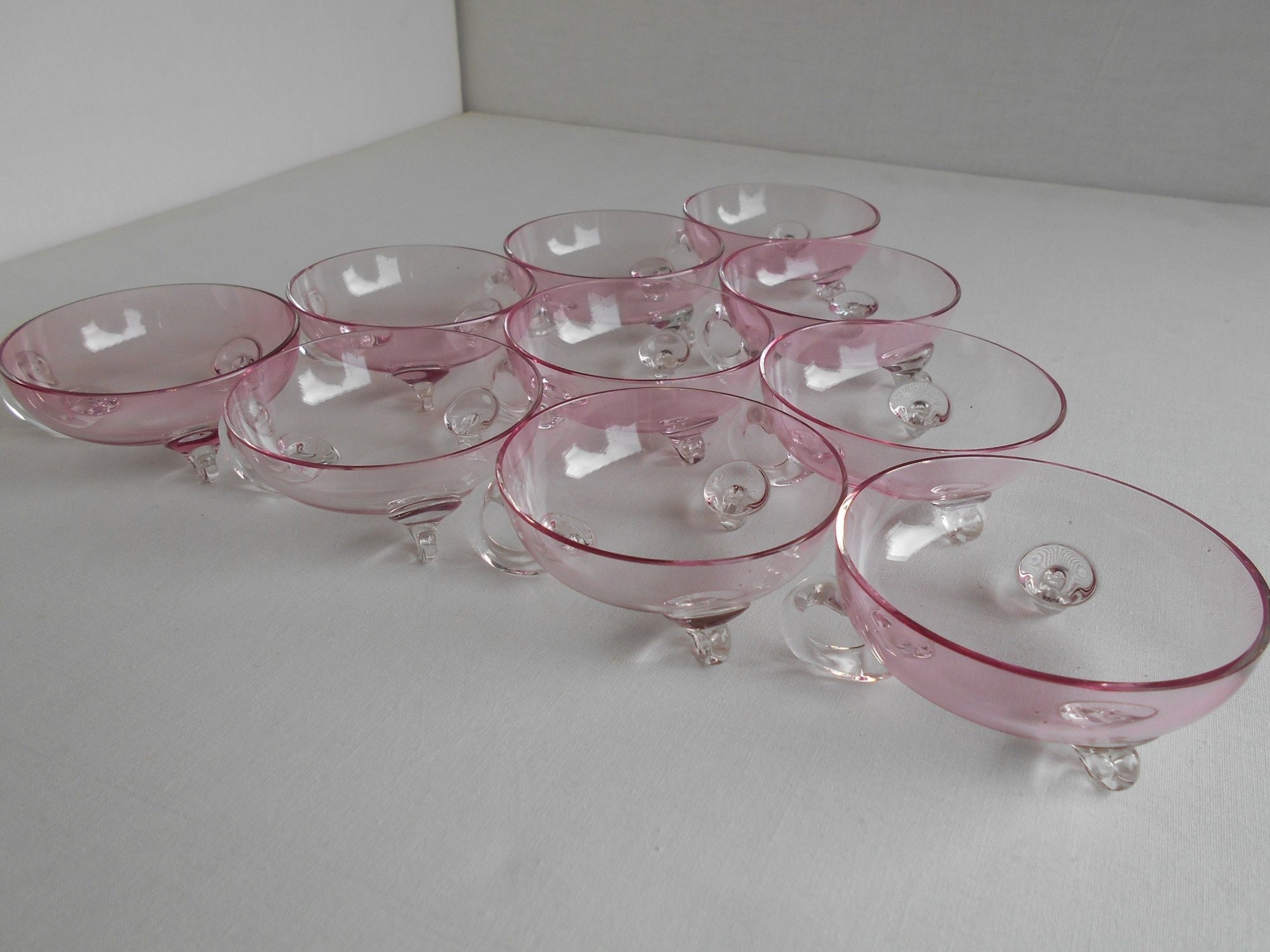 Murano Glass Dessert Service Made in Murano venice Bowl Etsy