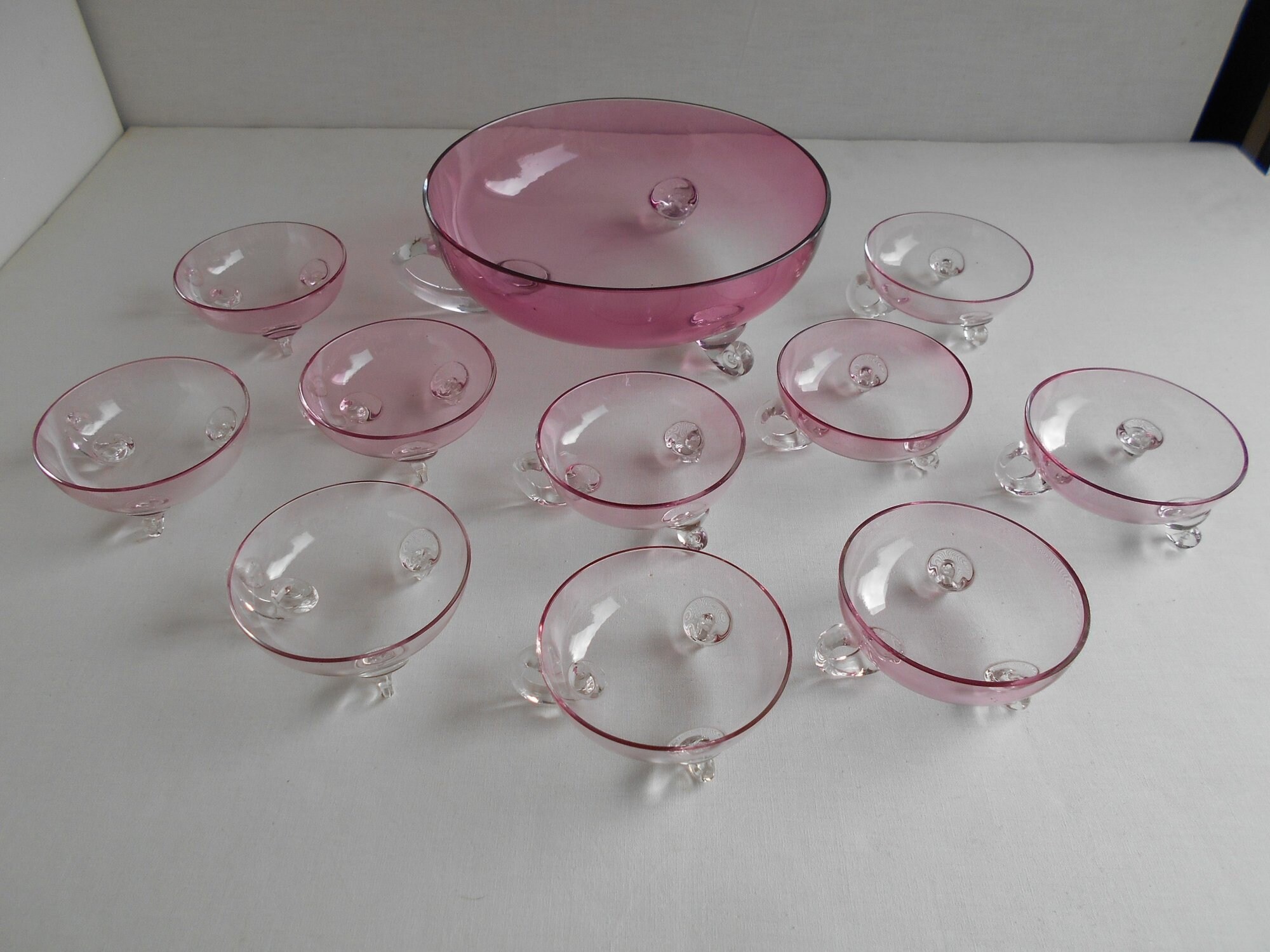 Murano Glass Dessert Service Made in Murano venice Bowl Etsy