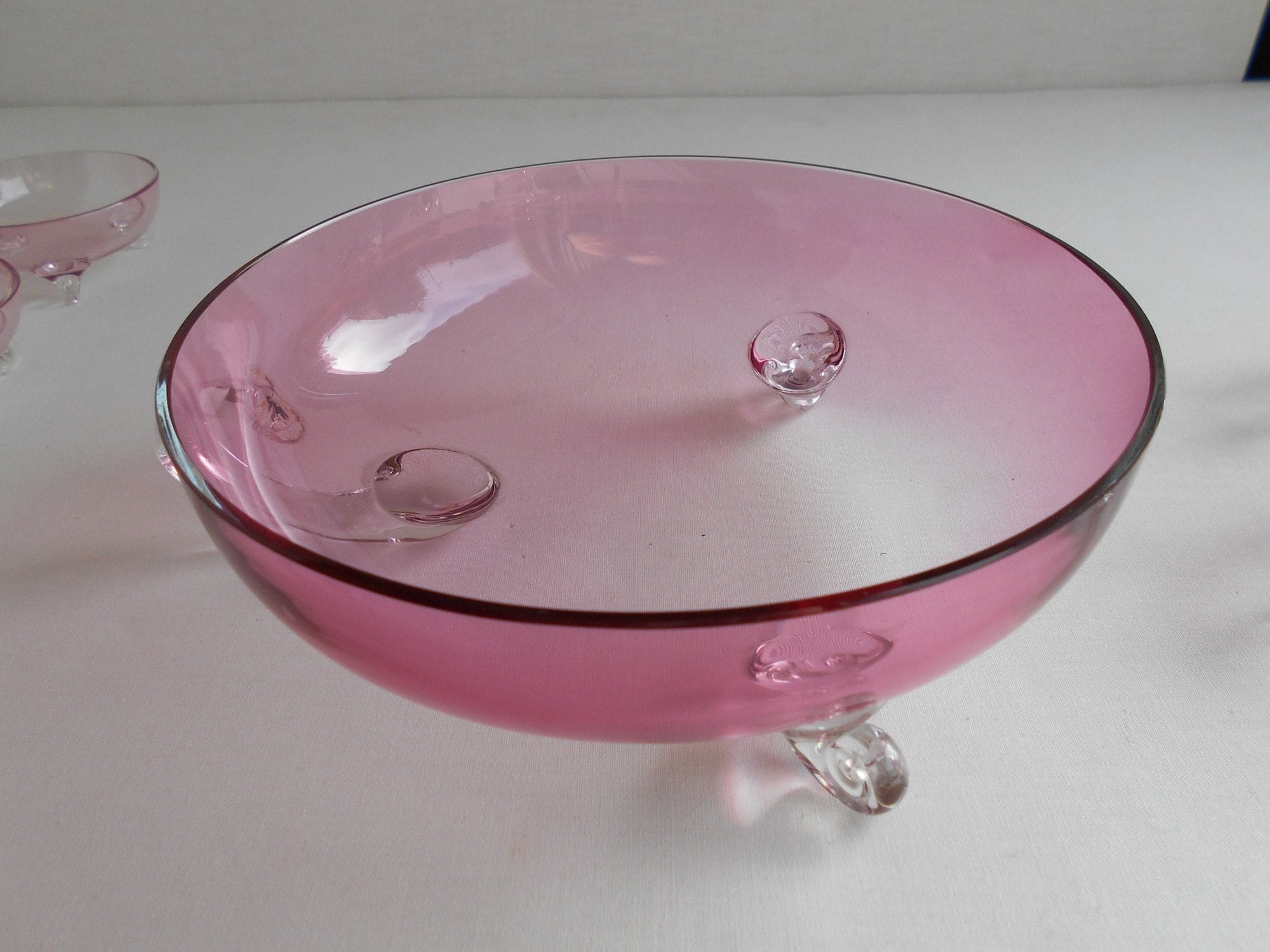 Murano Glass Dessert Service Made in Murano venice Bowl Etsy