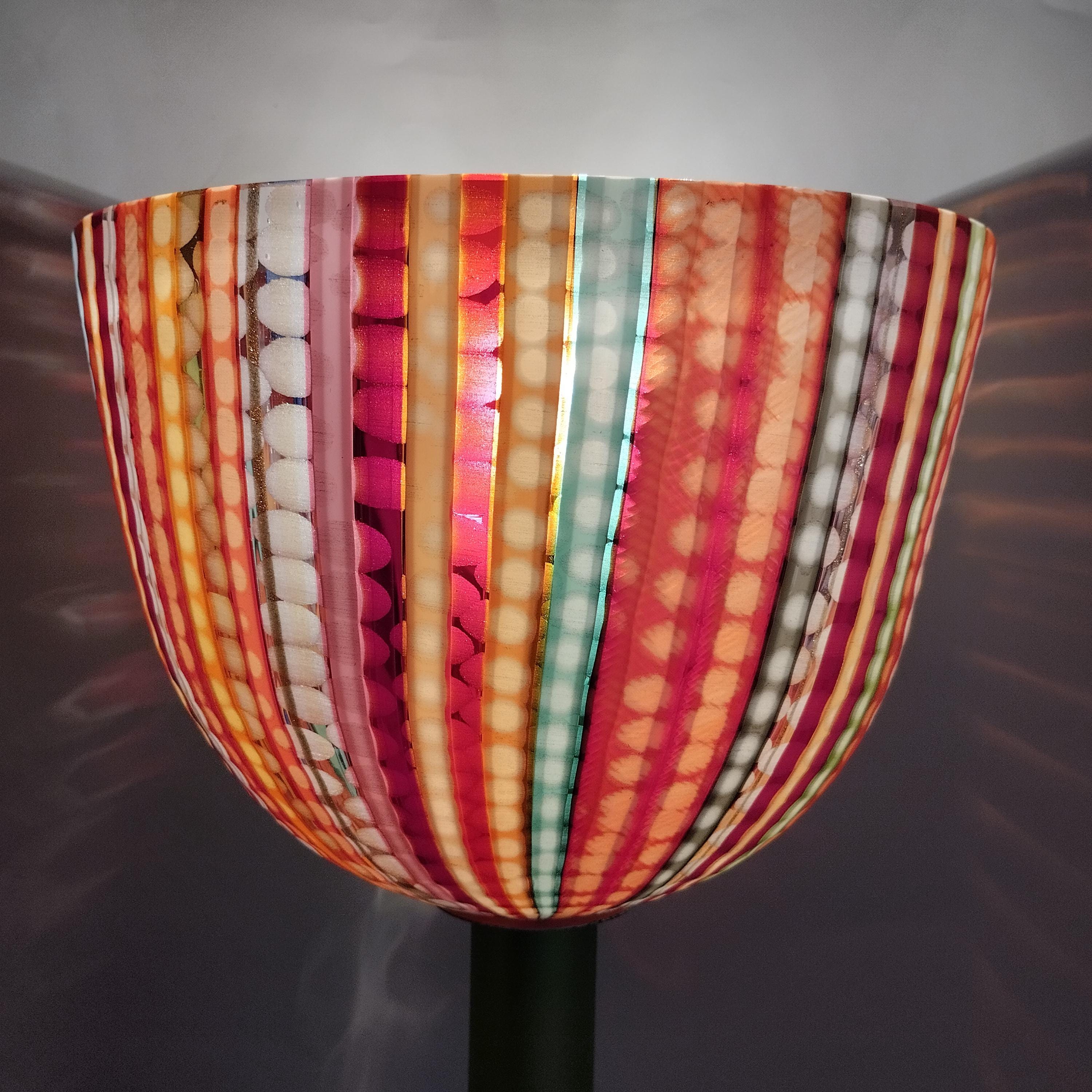 Lampadaire Sciolari Original – 3 Lumières, Verre Venini, Italien, état Parfait