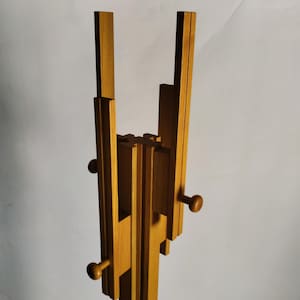 Appendiabiti / attaccapanni in legno, Carlo De Carli per Fiarm, space-age anni &#39;60 / &#39;70