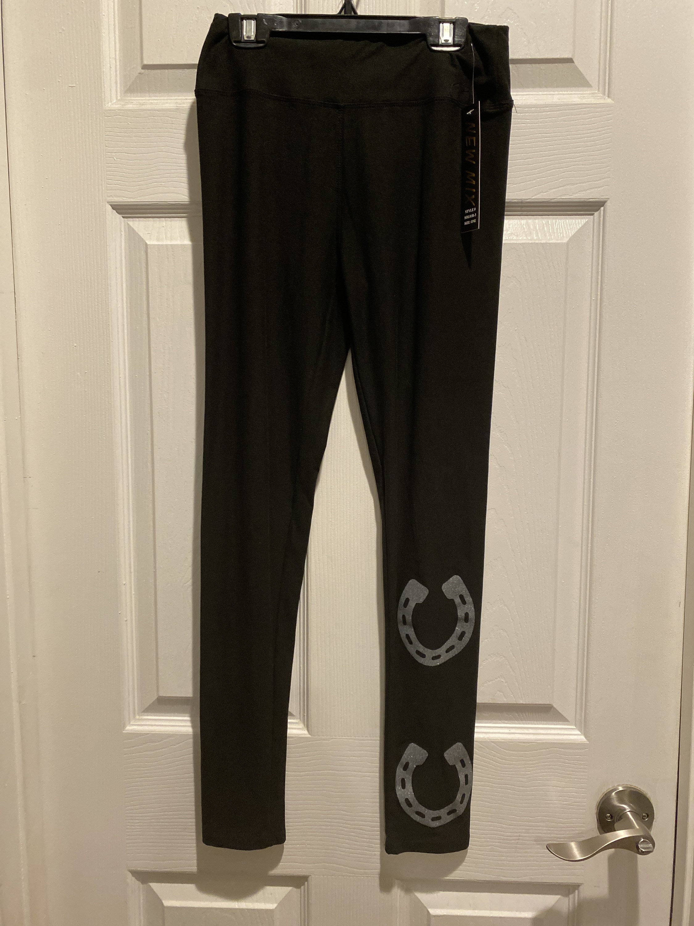 Girls Horse and Foal Leggings Set by Ishtex main image 1