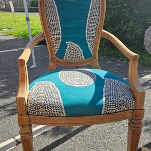 Italian Provincial Cain Back Chair