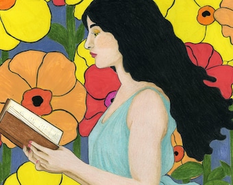 SIGNED GICLEE PRINT "The Reader"