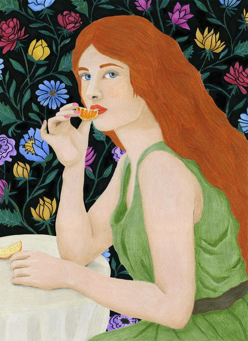SIGNED GICLEE PRINT "Tangerine" image 1
