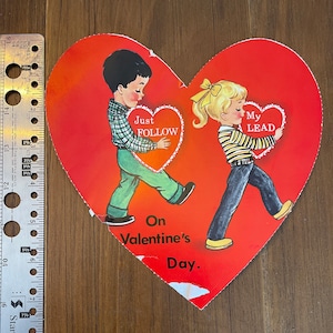 Vintage 1950s Original Valentine Paper Decor