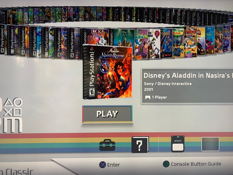 wRetroarch 2000+ Games! Plug N Play Season 8-100 Kids Games 64gb USB Drive PS1 Classic Mod