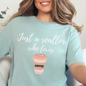 Minimalist Real Estate Shirt, Coffee Realtor Tshirt, Cute Real Estate Agent Shirt, Realtor Appreciation Gift, House Hustler Realtor Shirt
