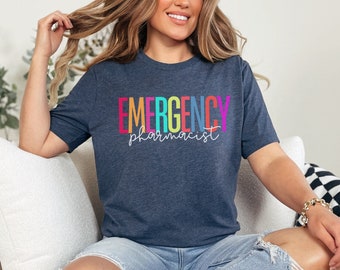 ER Pharmacist Shirt, Emergency Medicine Pharmacy Shirt, Emergency Department Pharmacist Gift, Doctor of Pharmacy Graduation Gift, Rx Tshirt