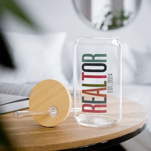 Personalized Realtor Tumbler, Custom Real Estate Agent Gift, Real Estate Tumbler, New Realtor Gift, Real Estate Swag, Realtor Essentials