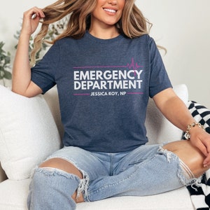 Personalized Emergency Department Shirt, Emergency Medicine Physician ...