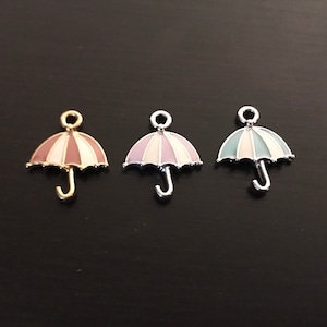Umbrella Charm, Charms and Pendants, Umbrella Pendant, Rain Charm, Weather Pendant, Wholesale