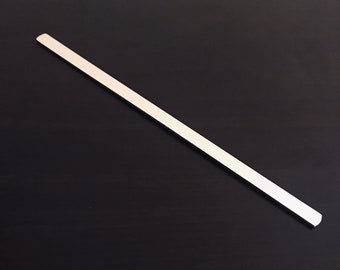 1/4 "x 6" Armband Manschette Stamping Blanks, poliert Aluminium Blanks, von Hand gestanzt Blanks, Großhandel Blanks Qty 5-100
