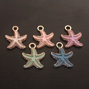 Seestern Charm, Charms und Anhänger, Stern Fisch Anhänger, Seestern Anhänger, Strand Anhänger, Ozean Charm, Wholesale