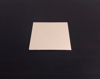 1 3/4” Square Stamping Blanks, Polished Aluminum Blanks, Square Blanks, Hand Punched Blanks, Wholesale Blanks Qty 5-100