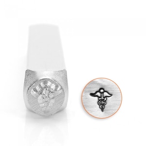 ImpressArt Signature Medical Symbol Design Stamp, 6mm, Metal Stamp Design, Steel Stamp Design, ImpressArt Design, Stamping Supplies