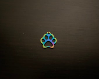 Charme d’impression de patte, charmes et pendentifs, pendentif pour chien, pendentif pour chat, charme pour animaux de compagnie, charme animal, vente en gros