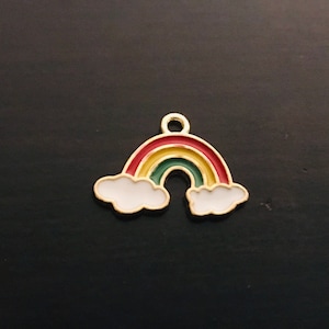 Rainbow Charm, Charms and Pendants, Rainbow Pendant, Pride Charm, LGBTQ+ Pendant, Gay Pride Charm, Wholesale
