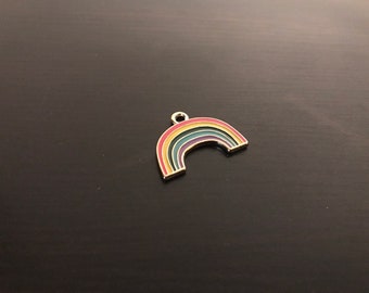 Charme arc-en-ciel, breloques et pendentifs, pendentif arc-en-ciel, breloque fierté, pendentif LGBTQ +, breloque Gay Pride, vente en gros