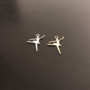 Ballerina Charm, Charms and Pendants, Ballet Pendant, Dancer Charm, Dance Charm, Wholesale