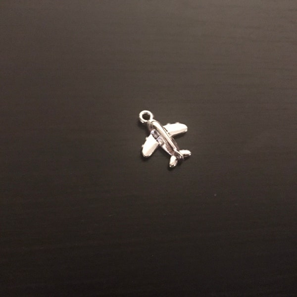 Airplane Charm, Charms and Pendants, Air plane Pendant,  Plane Charm, Car Charm, Airliner Charm, Flying Charm, Wholesale