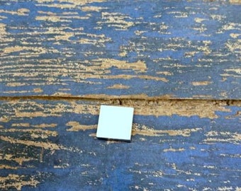 1/2" Square Stamping Blanks, Raw Aluminum Blanks, Hand Punched Blanks, Stamping Blanks, Wholesale Blanks Qty 5-100